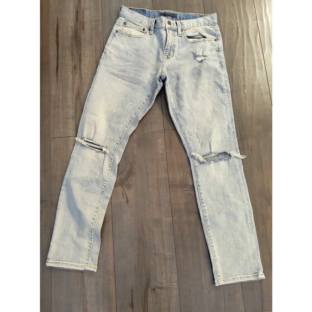 Aeropostale Men’s Skinny Jeans 29x30 Wash Ripped Distressed Denim Casual Y2k